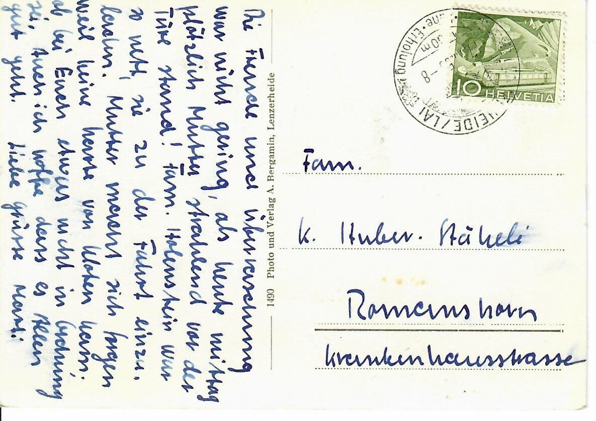 Cartes postales: Lenzerheide – D'occasion à Hochdorf par Ziegel-16 1