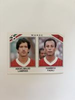 Sticker Panini Mexico 86 Maroc Lamriss Fadili