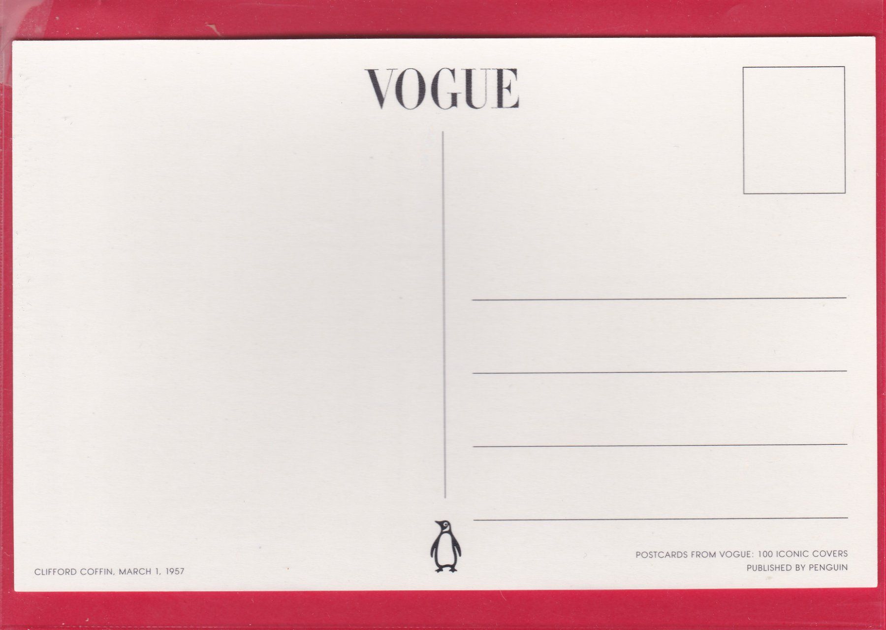 Cartoline postali: WERBE-KARTE VOGUE – Usato da Oberrieden venduto da Gebirgsstelze 1
