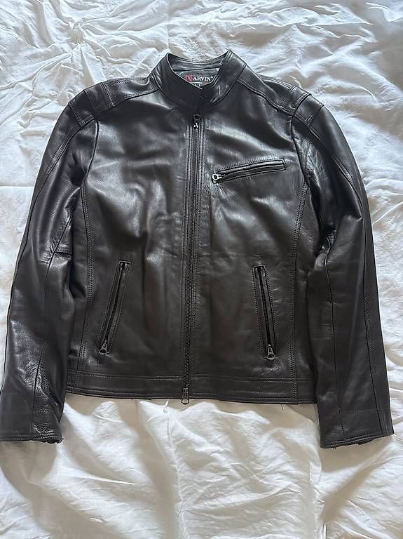 Jacken: DARK BROWN LEATHER JACKET – Gebraucht aus Genève von ech_96wh