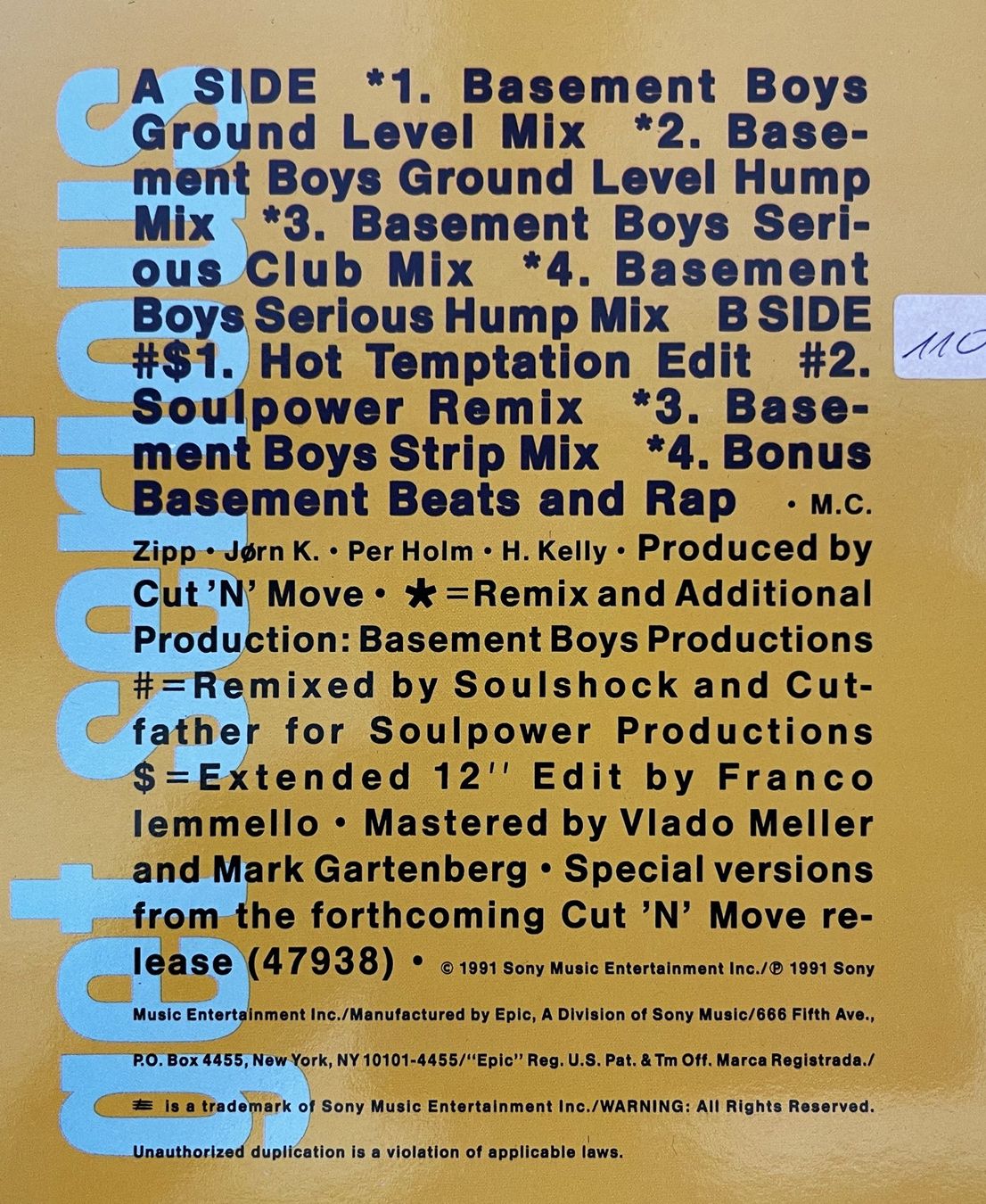 Vinyles: Cut 'N' Move – Get Serious – Vinyl – D'occasion à Oftringen par Vucki 2