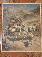 Rudolf Koller – Die Gotthardpost Lithografie Zürich