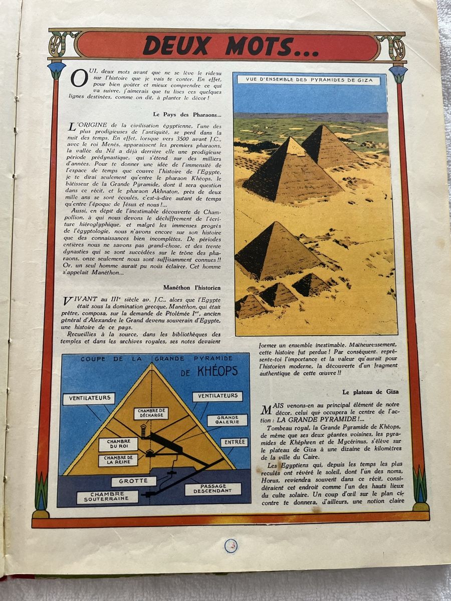 Fumetti: Blake & Mortimer, Le Mystère de la Grande Pyramide 1956 EO – Usato da Gockhausen venduto da London95 3