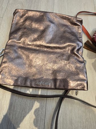 Marc Cain Umhängetasche metallic braun guter Zustand