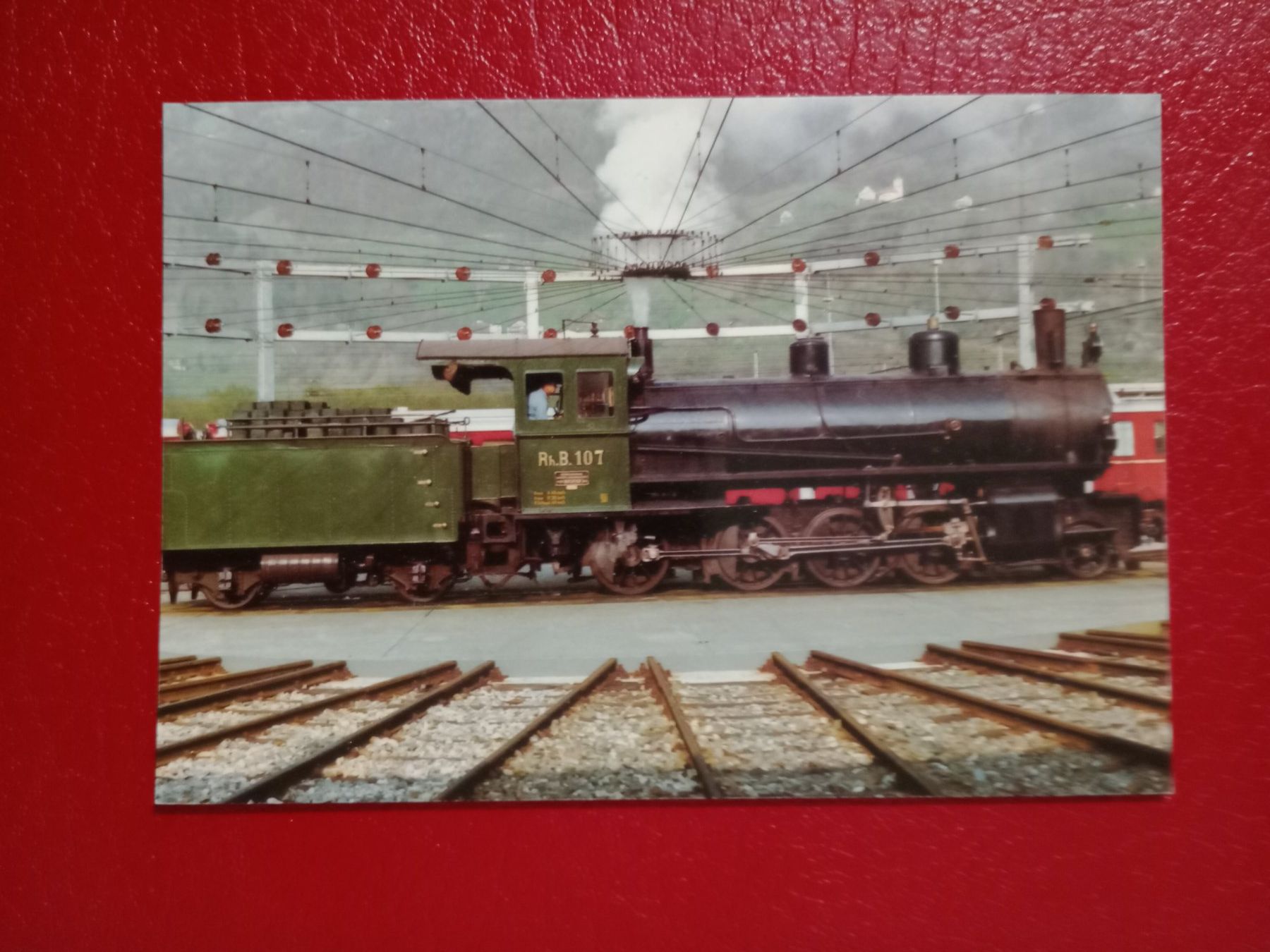 Cartoline postali: AK Bahn Dampflokomotive der Rhätische Bahn – Usato da Küttigen venduto da Melisch1000
