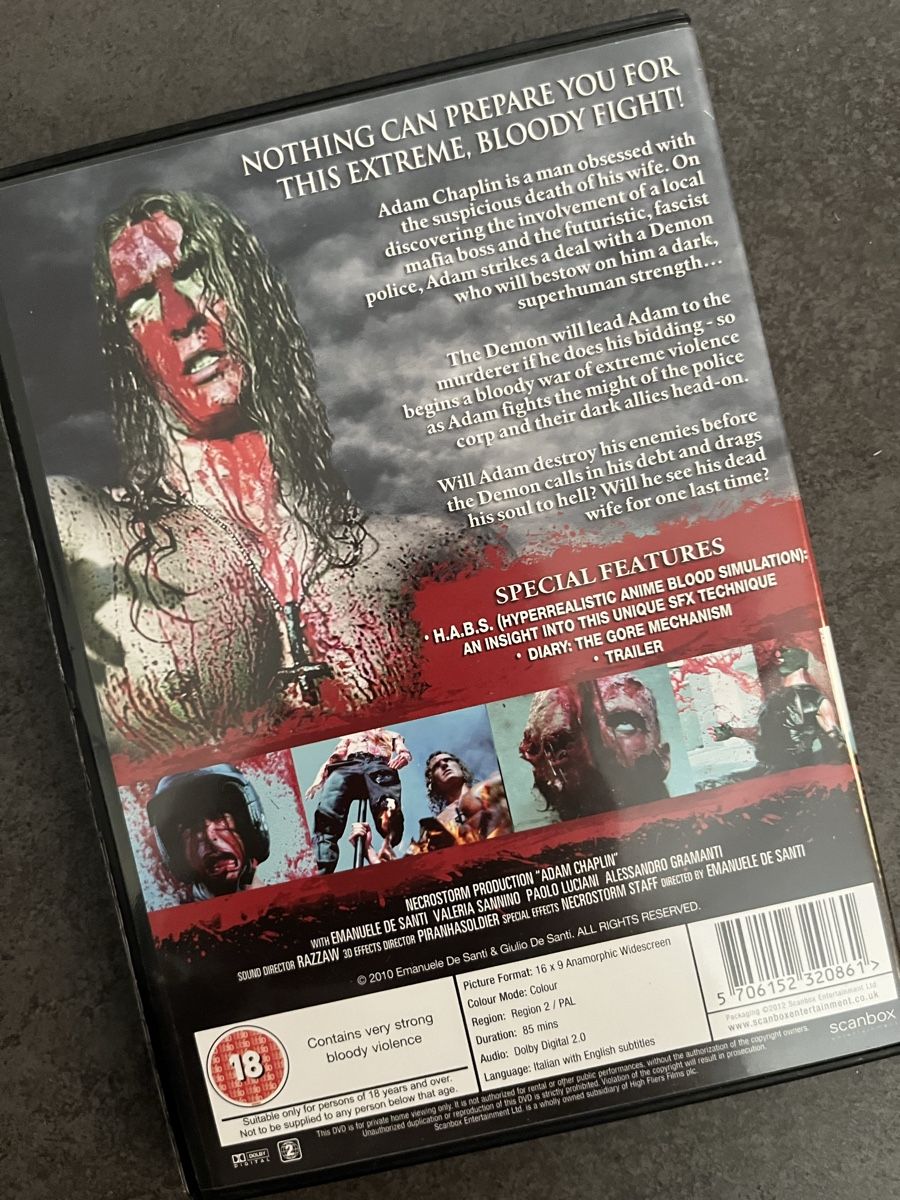 Alle DVDs: ADAM CHAPLIN (2011) - Uncut Version! - Englisch Code 2 – Gebraucht aus Inkwil von RetrOhyeah_Schweiz 1