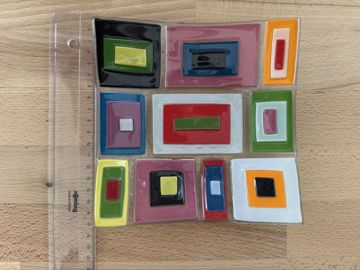 Piatti: Dekoteller aus farbigem Glas – Usato da Zürich venduto da dodoL84 1