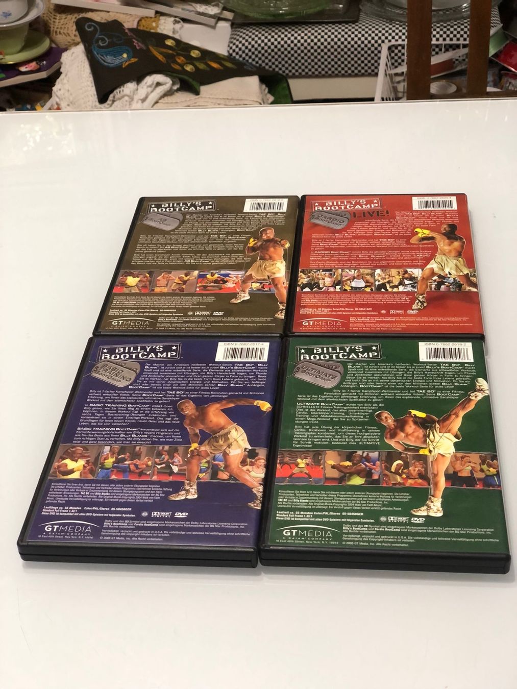 Alle DVDs: 4 coole Fitness-DVDs "Billys Bootcamp" – Gebraucht aus Röschenz von Tashroal 1