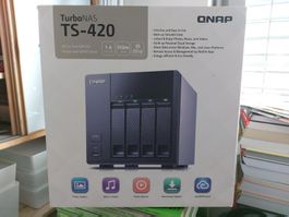 QNAP NAS  TS-420, inclusive 4 x 4 TB Festplatten