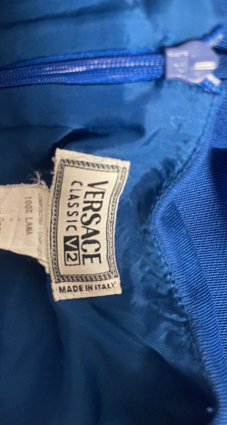 Versace Vestiti: Versace Couture blue wool dress size M – Usato da Lugano venduto da cri_djb 5