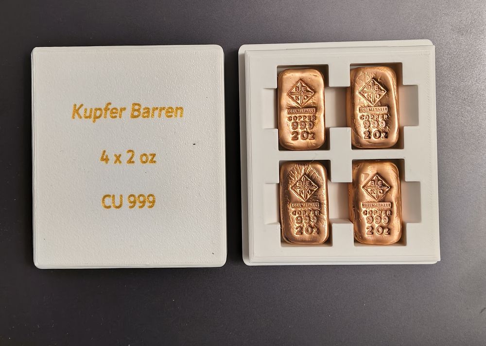 kupfer barren millbery 99,9 % 2kg (Gebraucht) in Sihlwald für CHF 48