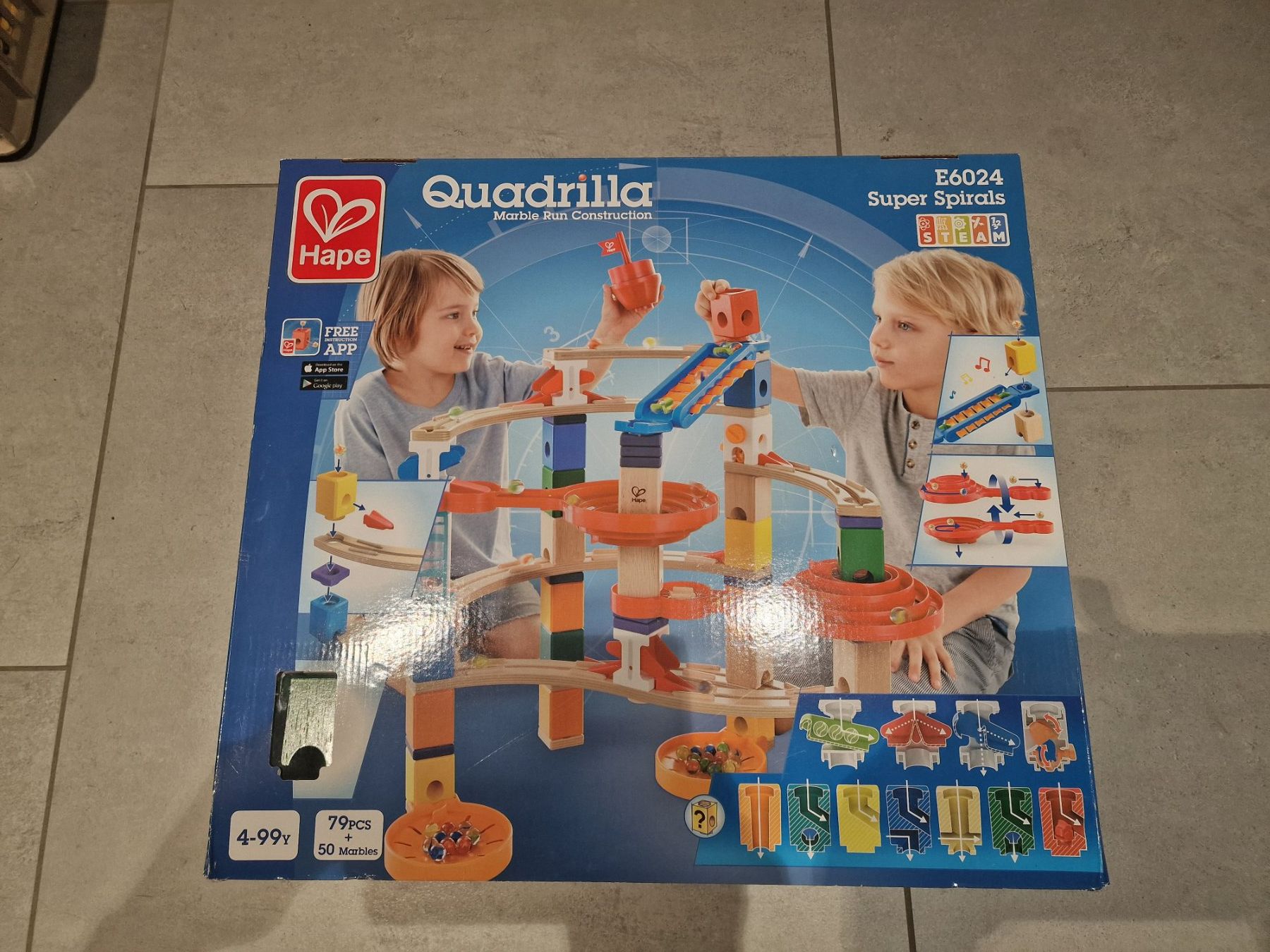 Hape Giocattoli: Murmelspielbausatz Quadrilla E 6024 von Hape – Usato da Oberwil BL venduto da masterbeat.bk