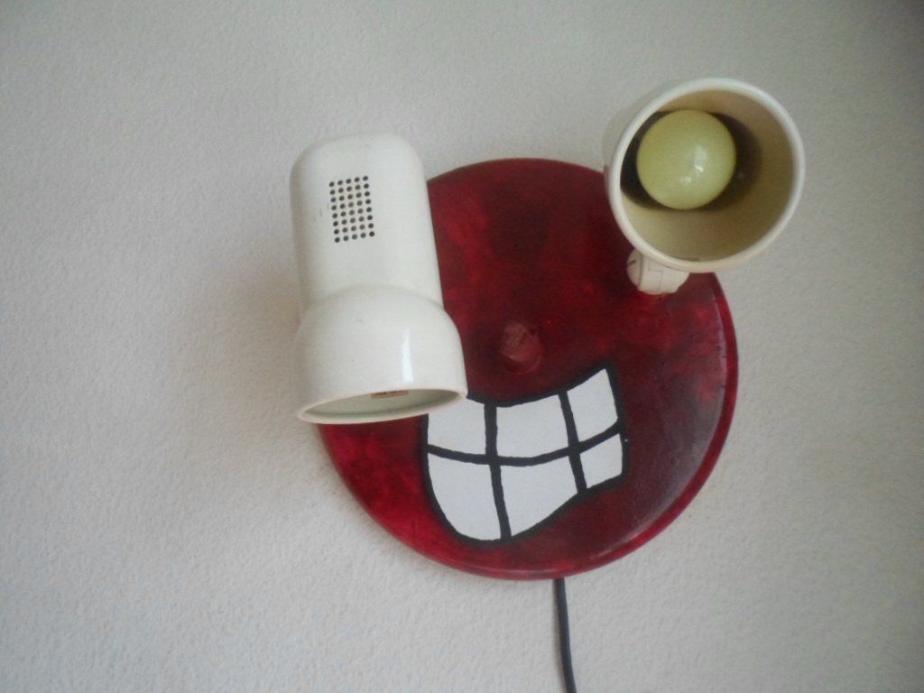 Lampade: Bastel- Gesicht- Wand- Lampe 2x E27 max. 60W – Usato da Zürich venduto da Tocayo 3