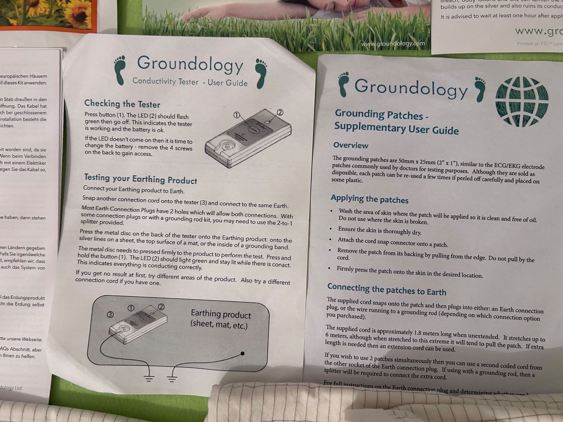 Linge de lit: Groundology Erdungs-Set komplett – D'occasion à Möhlin par mar_h9yq 3
