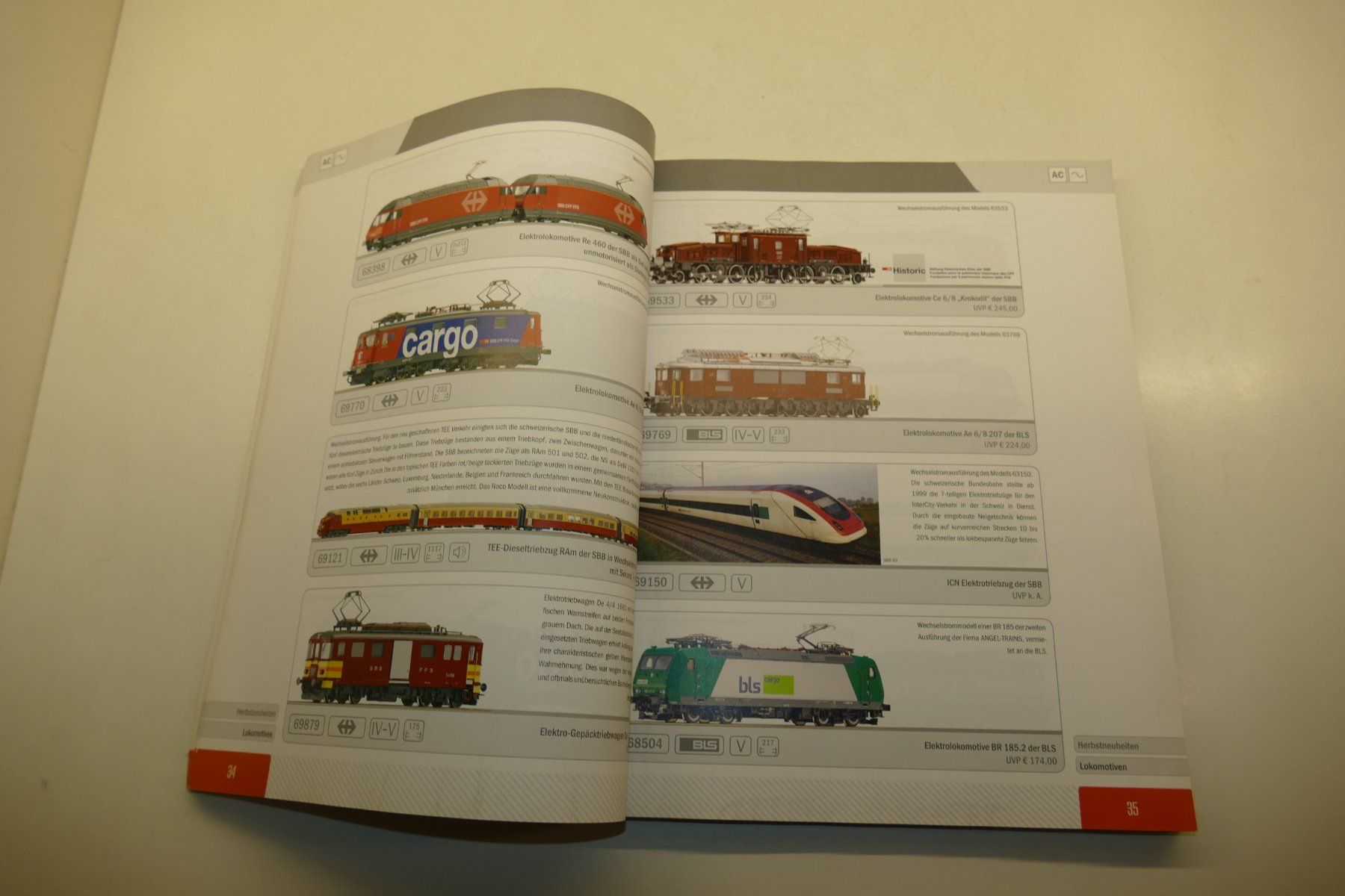 Roco Modellini di ferrovie: Roco H0-H0e-N: Katalog 2008/2009 – Usato da Niederhasli venduto da Flash32 5