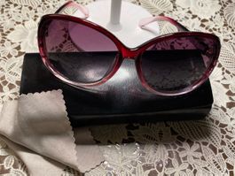 Kingseven Damen Sonnenbrille Bordeaux /Beere UV400 & Etui