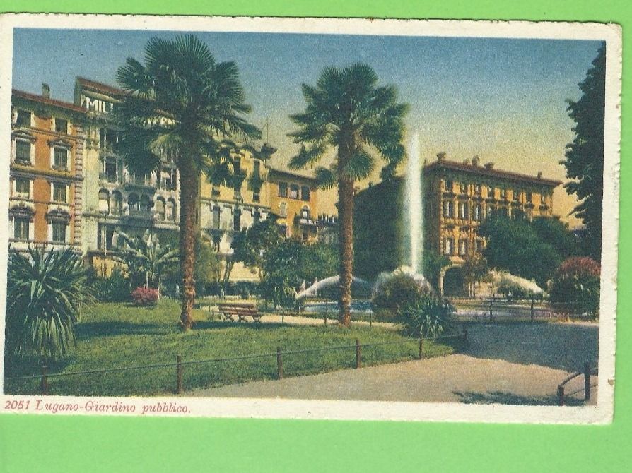Cartes postales: Lugano - Giardino publico – Neuf (Voir description) à Zürich par t24_de