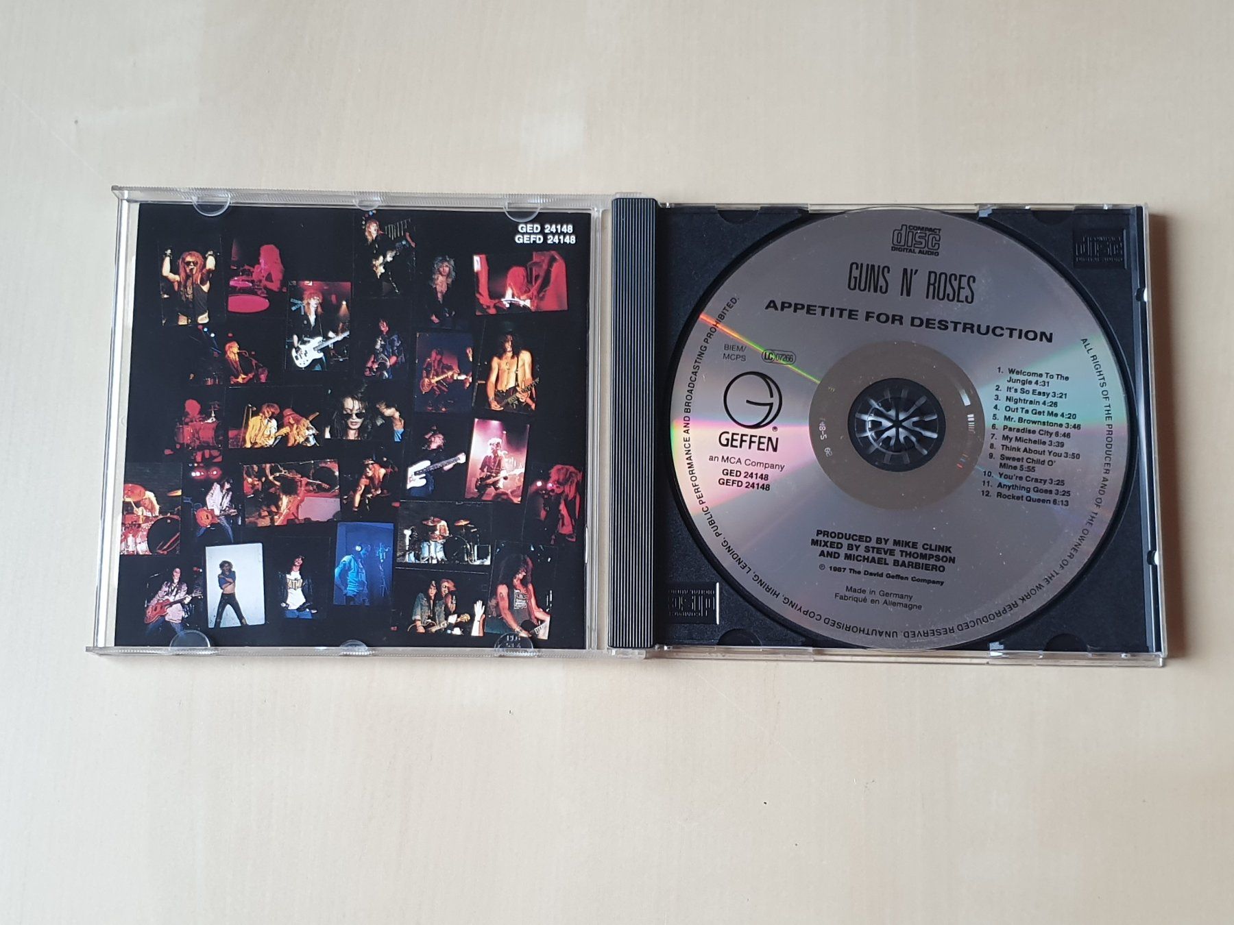 CD: Guns n Roses Appetite for Destruction – Usato da Stansstad venduto da collectorsshop 2