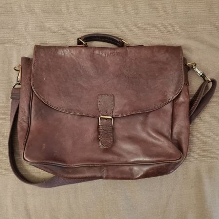 Leder Tasche dunkel braun von COWBOYSBAG