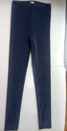 Damen  Leggins Gr. S Blau Navy Elegant Winter warm