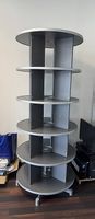 Libreria/scaffale girevole a colonna + Mobile scaffale