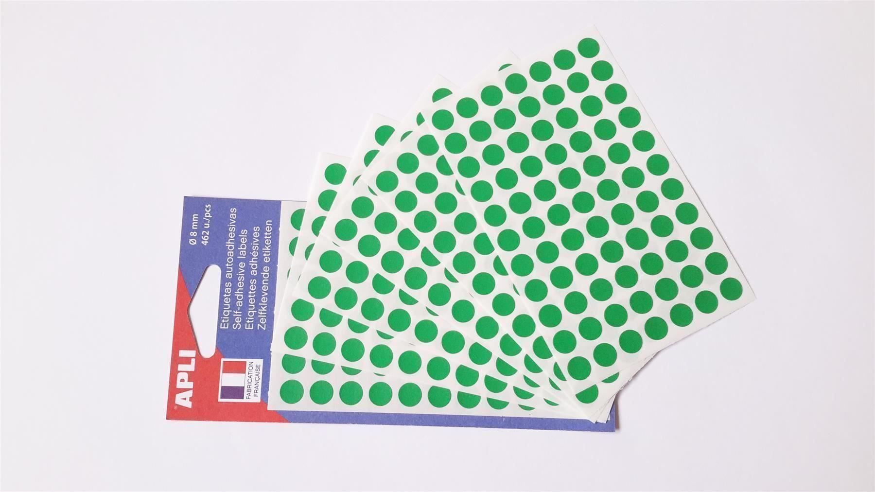 Sticker: Markierungspunkte, grün, 8mm, 462 Stück – Nuovo e nell'imballaggio originale da St. Gallen venduto da cointec 3