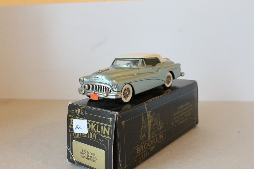 Miniature Brooklin 1/43 Buick Skylark Cabriolet 1953 Dorée - Métal - Occasion
