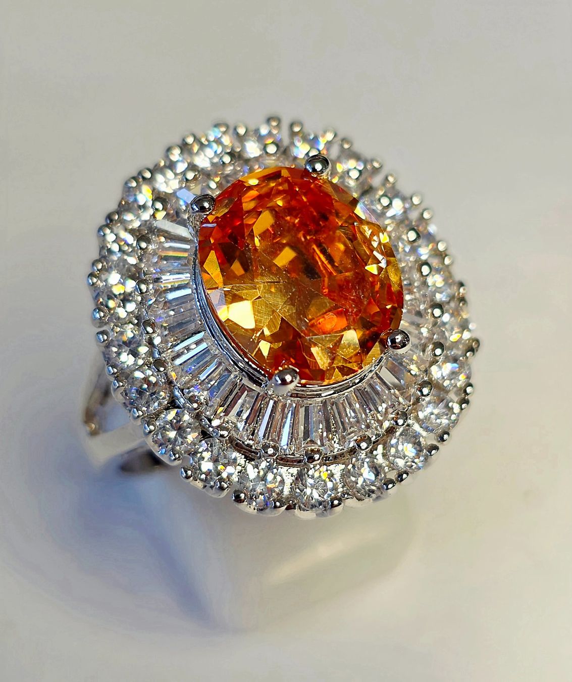 Bagues: Edelstein Silber Fingerring – Neuf (Voir description) à Zürich par adriben 7