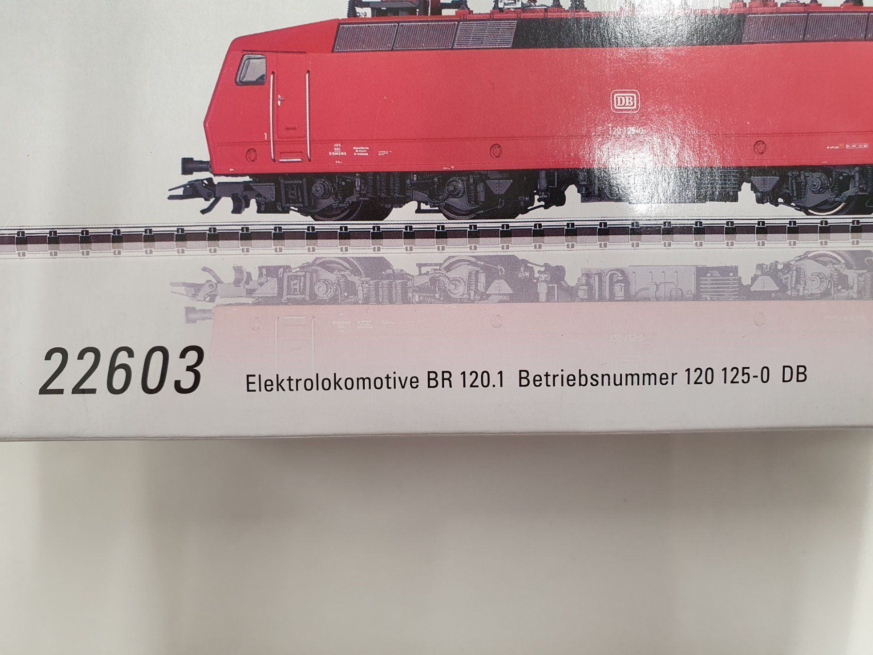 Trix Modelleisenbahnen: Trix 22603 DB BR  120125-0 orientrot – Neu und originalverpackt aus Würenlos von juruth 2