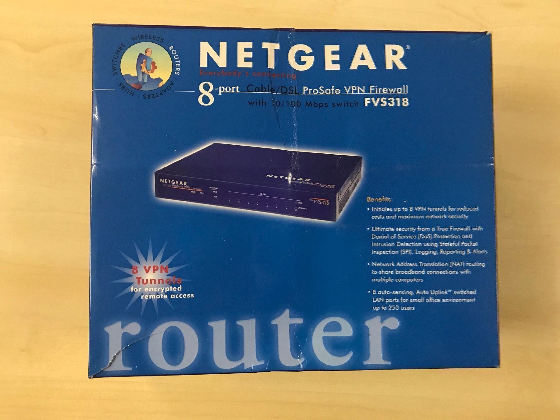 Netgear Firewall: Netgear FVS318 ProSafe VPN Firewall – Usato da Zug venduto da OrturMullerMac