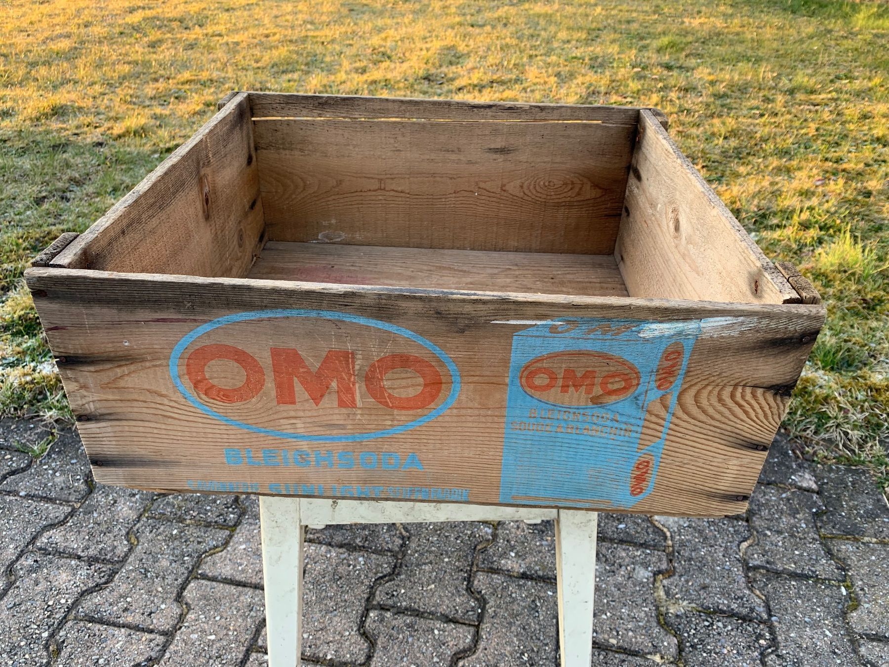 Casse di trasporto: seltene Holzkiste OMO Olten – Usato da Feldbach venduto da Olive1