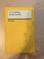 G.E. Lessing Emilia Galotti Reclam Reclam