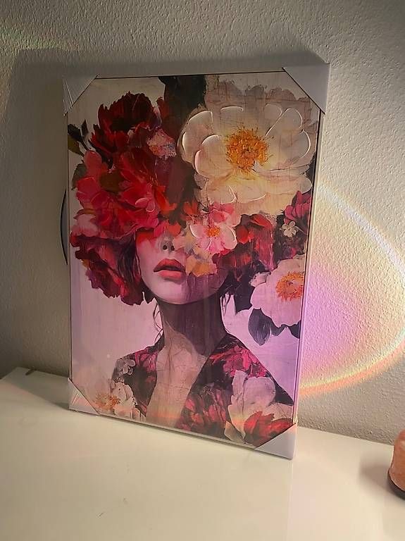 Gemälde: Tableau femme fleurs – Gebraucht aus Bellevue von flo_28nw 2