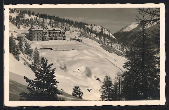 Cartoline postali: St. Moritz / Engadin, Hotel Charantella  – Usato da Berlin venduto da bartko-reher