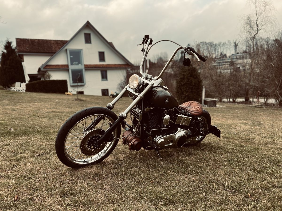 Harley-Davidson Chopper: 1996 Harley Davidson Dyna Wide Glide Precision Bobber – Usato da Meggen venduto da PrecisionBobbers 2