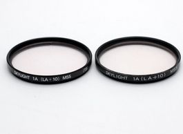 Skylight Filter 55mm 1A (LA+10) 2 Stk