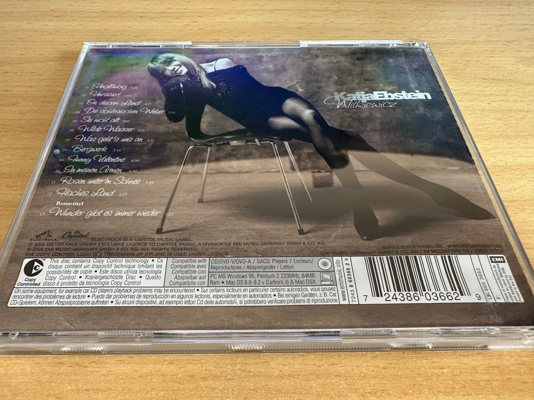 CD: Katja Ebstein – Witkiewicz – Usato da Rikon im Tösstal venduto da Alpenmutz 1