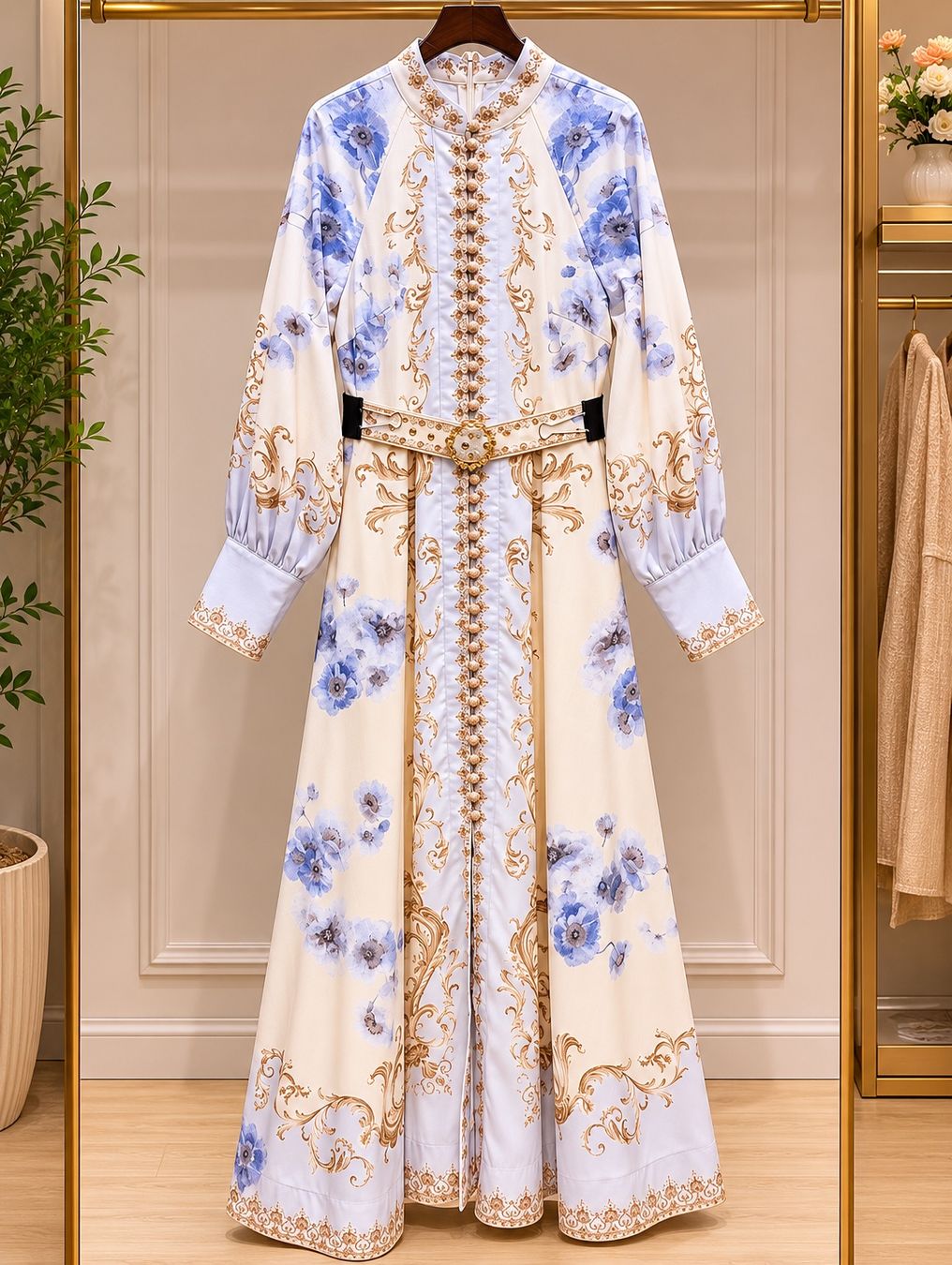 Vestiti: Linen Blend Elegant Maxi Dress – Nuovo (secondo la descrizione) da St.Josefen venduto da lop_lh8d 5