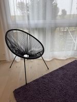 Schwarzer Egg Chair / Sessel - Top Zustand