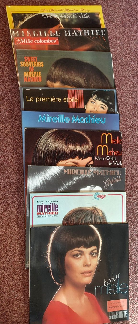 Schallplatten: LP Mireille Mathieu - Set mit 10 LPs – Gebraucht aus Trimmis von Beax72