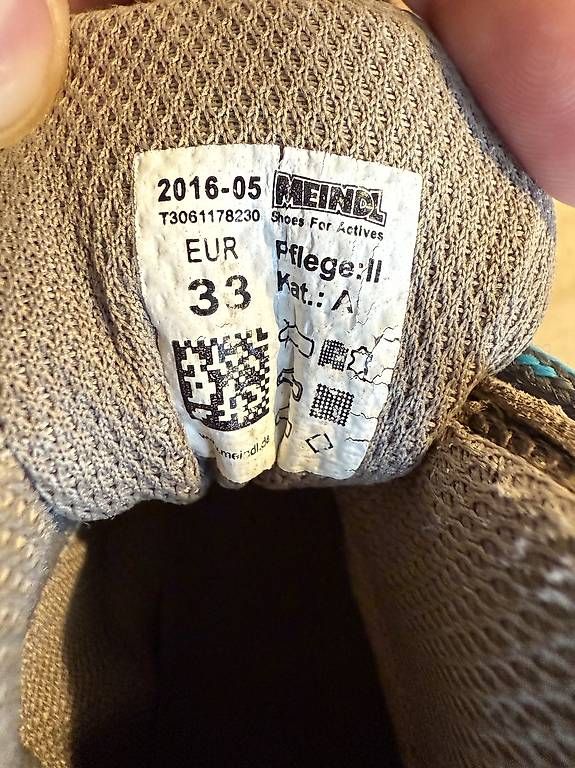 Meindl Scarpe da uomo: Wanderschuhe Meindl Gr 33 – Usato da Zürich venduto da badeferien 4