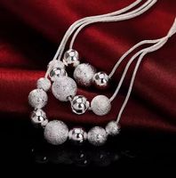 Schöne Kette mit Anhänger, 925 versilbert