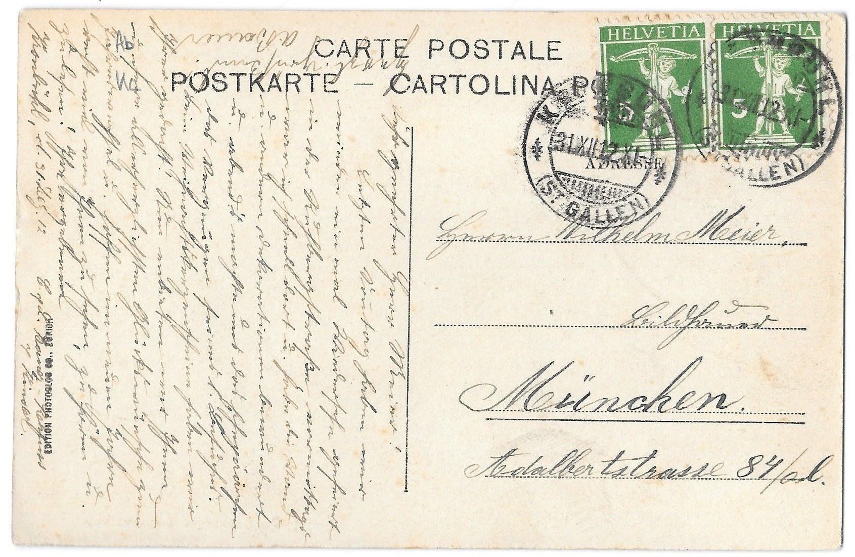 Cartes postales: Toggenburger Bauernstube – D'occasion à Olten par clotaldi 1