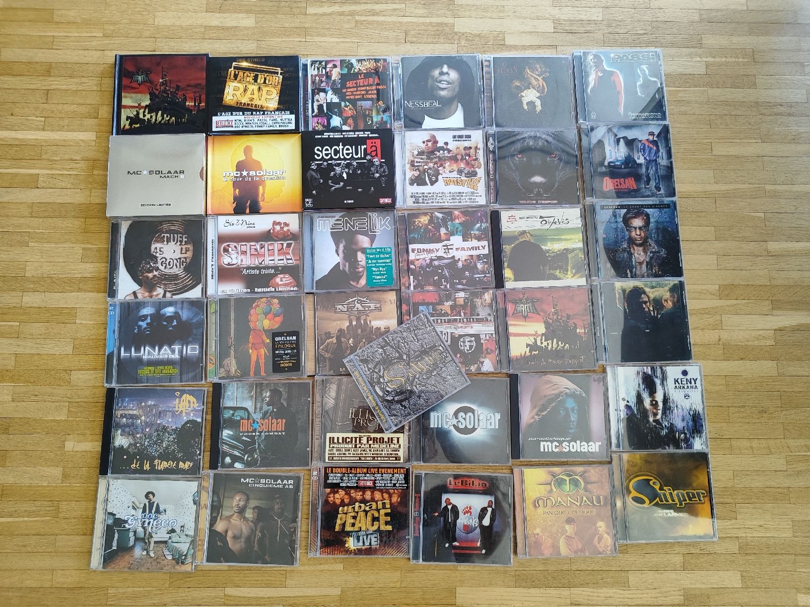 CDs: Lot de 38 CD'S de rap français  – Gebraucht aus Ursy von Sebastien-85