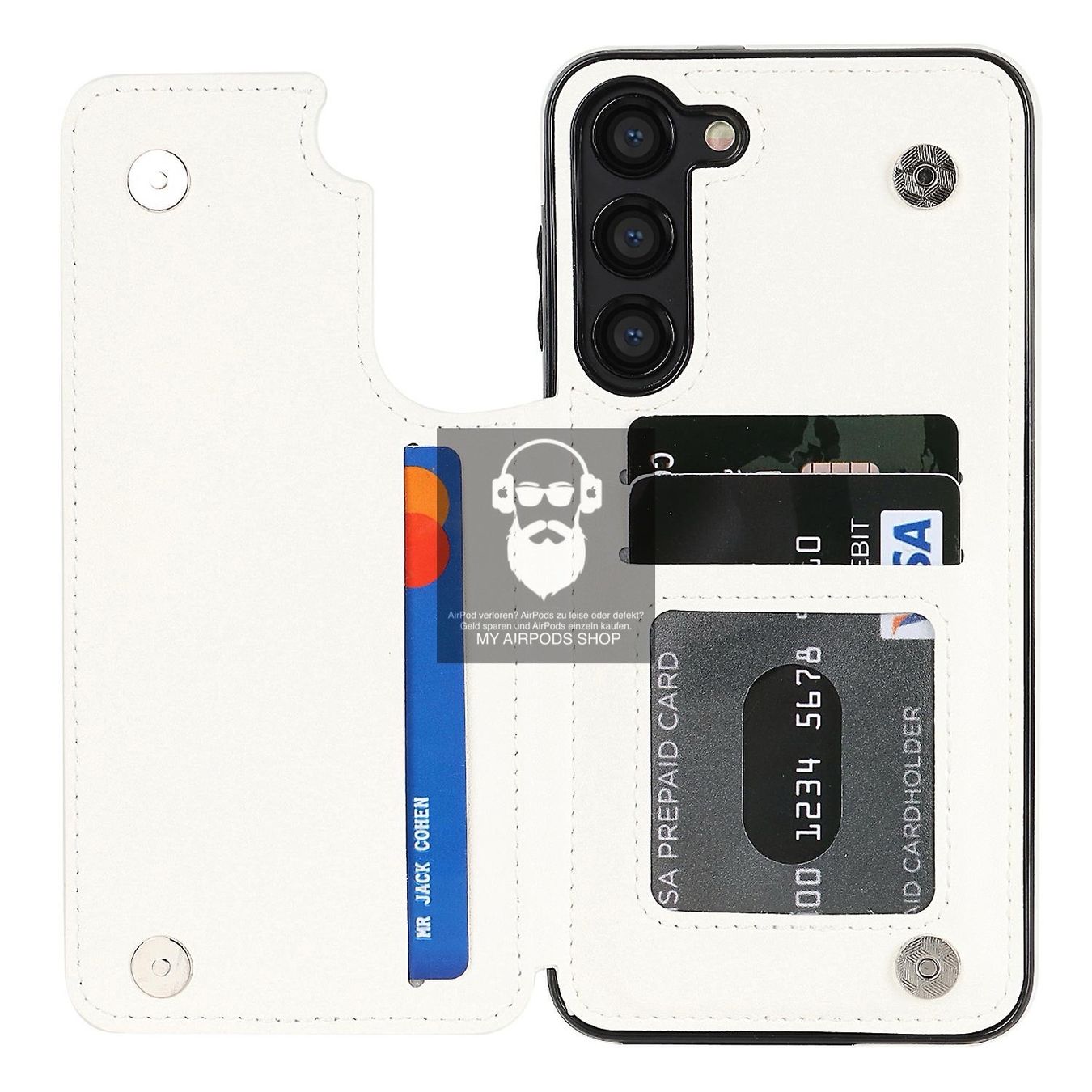 Cover & Protezioni schermo: Schutzhülle Etui Cover Samsung S23 Plus mit Kartenhalter – Nuovo e nell'imballaggio originale da Basel venduto da MY.AIRPODS.SHOP 5