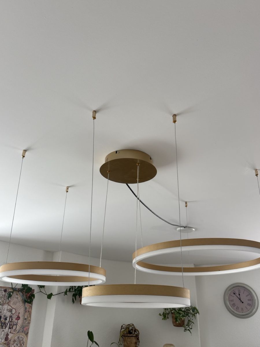 Lampadari & plafoniere: moderne 3-teilige Ring-Deckenlampe, dimmbar – Usato da St. Gallen venduto da jan_xkh8 3