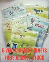Windspirale aus Polyestertuch: 5 Sujets nach Auswahl / NEU