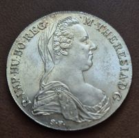 Silbermünze, Maria Theresia Taler, NP, Feingewicht 23g