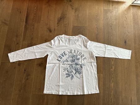 Langarmshirt Cecil weiss, Gr. XL!