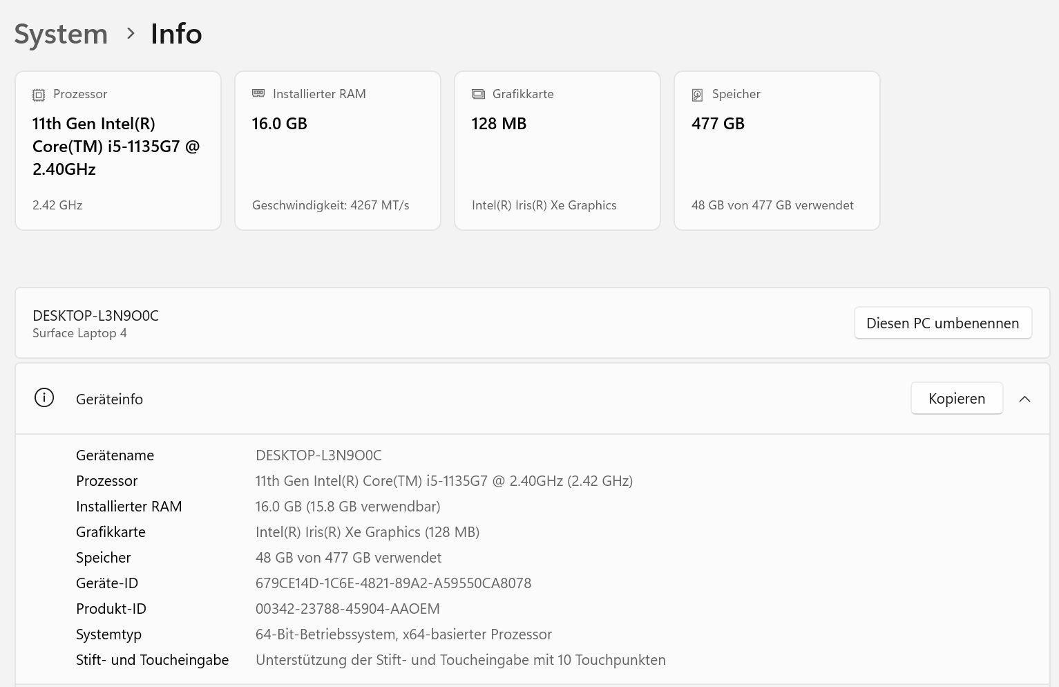 Microsoft Notebooks: Verkaufe gebrauchtes Surface Laptop 4 – Gebraucht aus Jona von Xesse0 3